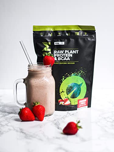 Vivo Life Perform Strawberry & Vanilla Flavour Vegan Protein Powder - BCAA Pea & Hemp Blend Vivo life Au supplements