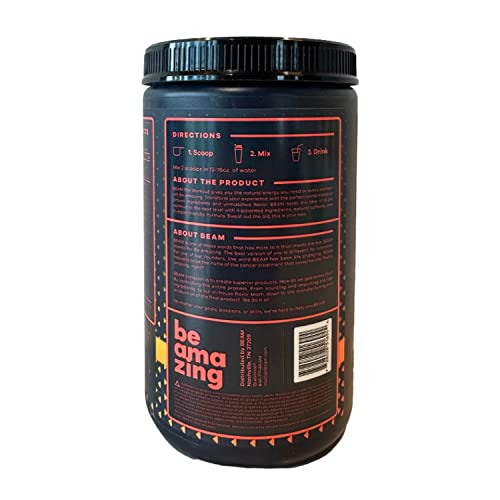 BEAM Pre-Workout Powder | Vegan Energy Booster Powdered Drink with All-Natural BEAM Au supplements