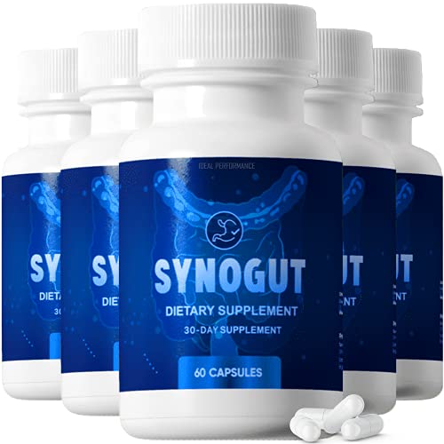 Ideal Performance Synogut Pills Dietary Supplement for Gut Health (5 Bottles) Ideal Performance Au supplements