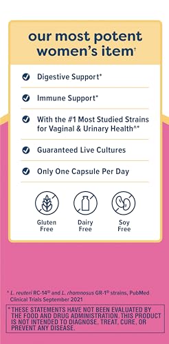 Renew Life Women's Probiotic Capsules, Supports Vaginal, Urinary, Digestive and Immune Renew Life Au supplements