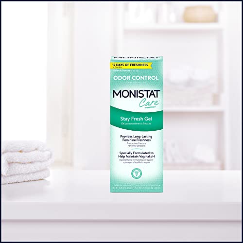 Monistat Stay Fresh Gel, Odor Eliminating Gel for Feminine Care, Fragrance Free Vaginal Gel, Prefilled Monistat Au supplements