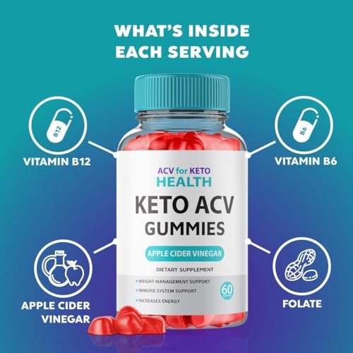 (3 Pack) ACV for Keto Health - Premium Apple Cider Vinegar Gummies – Natural Detox Hidden Elixir Au supplements