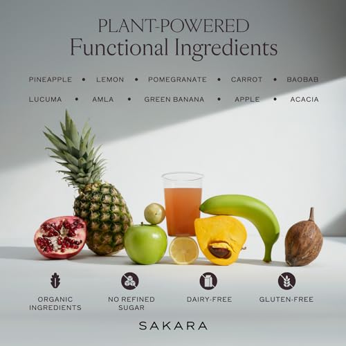 SAKARA Fiber Super Powder - Pineapple Flavor Prebiotic Fiber Powder, High Fiber SAKARA Au supplements
