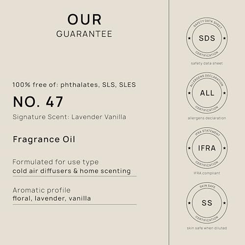 VINEVIDA [4 Fl Oz] Lavender Vanilla Fragrance Oil for Cold Air Diffusers, Essential Oils for Diffuser Oil Refill VINEVIDA Au supplements