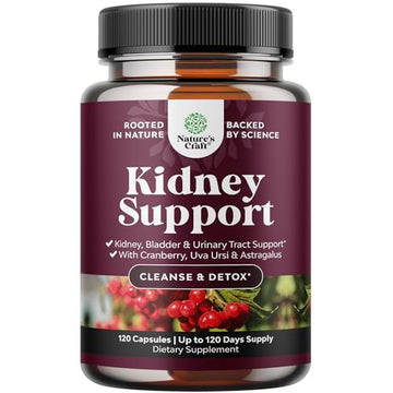Kidney Support Cranberry Supplement for Women and Men - High Strength Kidney Natures Craft Au supplements