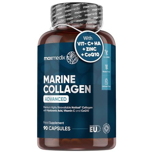 Marine Collagen Capsules 1455mg - Naticol Type 1 Collagen Supplements for Women & Men maxmedix Au supplements