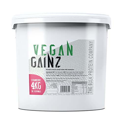 The Bulk Protein Company, Vegan Gainz - Plant Based Protein Powder - Weight Gainer- 32 Servings The Bulk Protein Company Au supplements