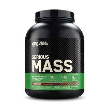 Optimum Nutrition Serious Mass, Weight Gainer Protein Powder, Chocolate, 6 Pound Optimum Nutrition Au supplements