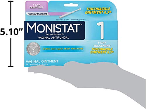 Monistat 1-Day Yeast Infection Treatment, Prefilled Applicator, 1 ea Monistat Au supplements