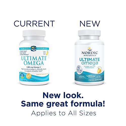 Nordic Naturals Ultimate Omega, Lemon Flavor - 120 Soft Gels - 1280 mg Omega-3 Nordic Naturals Au supplements