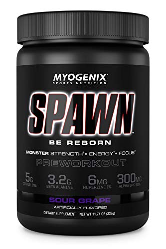 Myogenix Amino Energy Pre Workout Powder Spawn Sour Grape Flavored BCAAs Amino Myogenix Au supplements