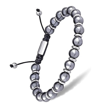 CARITATE Magnetic Hematite Bracelet for Women and Men, Healing Energy Beaded Bracelet CARITATE Au supplements