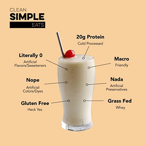 Clean Simple Eats Coconut Cream Whey Protein Powder, Natural Sweetened and Cold Clean Simple Eats Au supplements