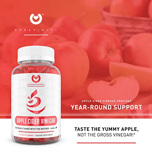 PUREFINITY Apple Cider Vinegar Gummies – Raw, Natural, Unfiltered ACV from The Mother PUREFINITY Au supplements