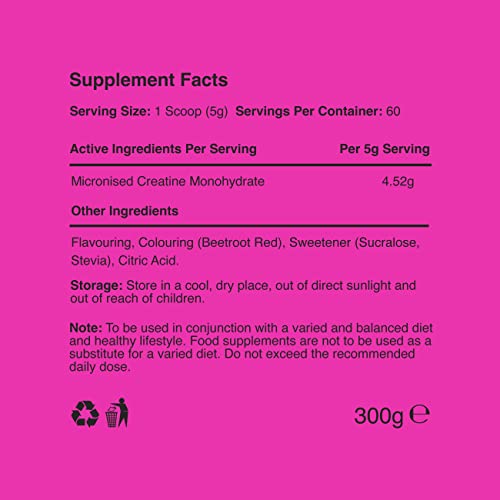 Warrior Creatine Monohydrate Powder – 300g – Micronised for Easy Mixing and Consumpti Warrior Au supplements