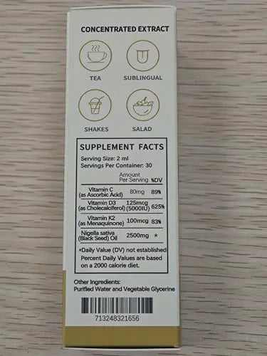 NaturePlanet Organic Soursop Bitters and Black Seed Oil Drops Bundles with Vitamins D3, K2, B6, C | NaturePlanet Au supplements