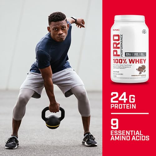 GNC Pro Performance 100% Whey Protein Powder - Creamy Strawberry, 25 Servings GNC Au supplements