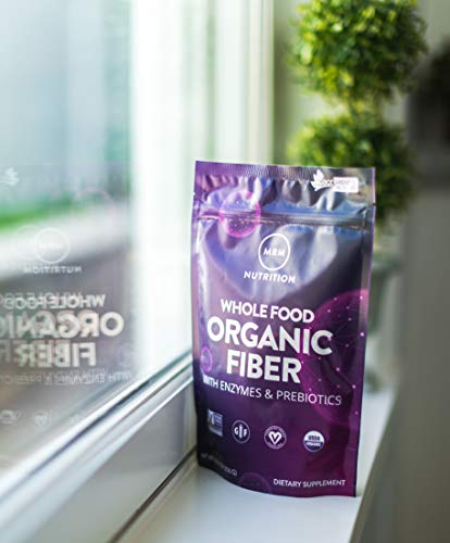 MRM Nutrition Whole Food Organic Fiber | with Enzymes + Prebiotics, 32 Servings MRM Au supplements