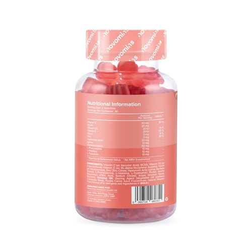 Vegan Collagen Gummies – Advanced Superfood Blend – Vegan Collagen Alternative for Women and Men – Infused with Vitamin C novomins Au supplements