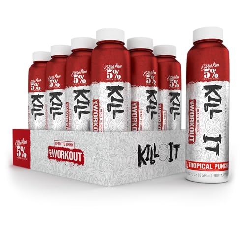 5% Nutrition Kill It Ready-to-Drink High Stim Pre Workout | 400mg Caffeine Energy Drink 5% Nutrition Au supplements