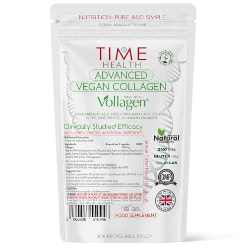 Vollagen® Advanced Vegan Collagen - 18 Amino Acid Complex in Ratio of Collagen Time Health Au supplements