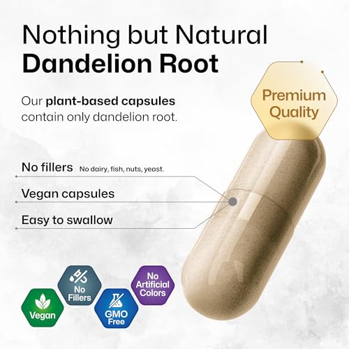 BIO KRAUTER Dandelion Root Capsules - Organic Dandelion Root Supplement - Vegan BIO KRAUTER Au supplements