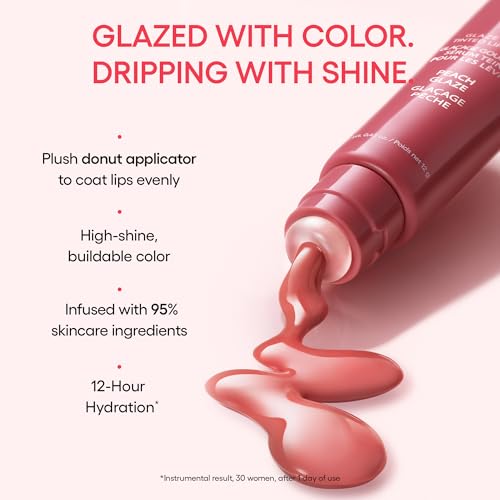 LANEIGE Glaze Craze Tinted Lip Serum, Strawberry Sprinkles: Hydrating Serum for Glossy,Nourished Lips with Plumping Polypeptides,0.42 oz LANEIGE Au supplements