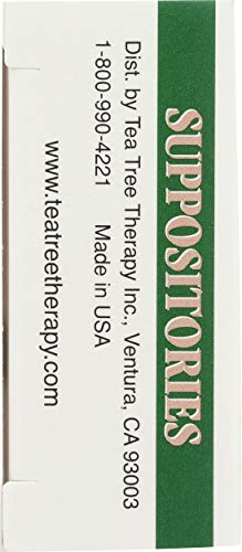 Tea Tree Therapy Vaginal Suppositories with Oil, 6 Count, White Tea Tree Therapy Au supplements
