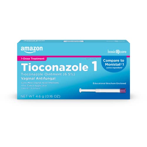 Amazon Basic Care Tioconazole Ointment 6.5 Percent, Vaginal Antifungal, 1-Dose Treatment Amazon Basic Care Au supplements