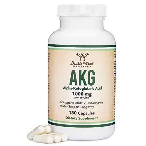 AKG Supplement (Alpha Ketoglutaric Acid) 1,000mg Per Serving (180 Capsules) Different Double Wood Supplements Au supplements