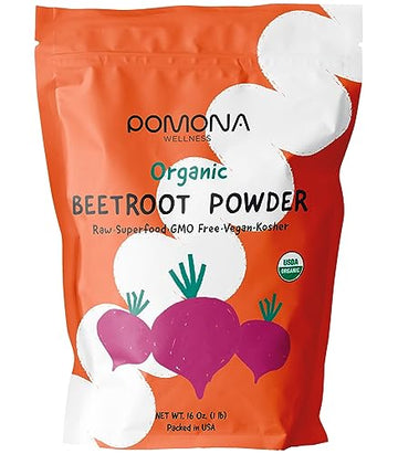 Pomona Wellness Organic Beetroot Powder, Superfood, Raw, Vegan & Non-GMO Pomona Wellness Au supplements