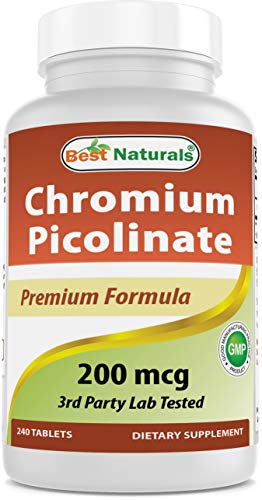 Best Naturals Chromium Picolinate Tablet, 200 mcg, 240 Count Best Naturals Au supplements