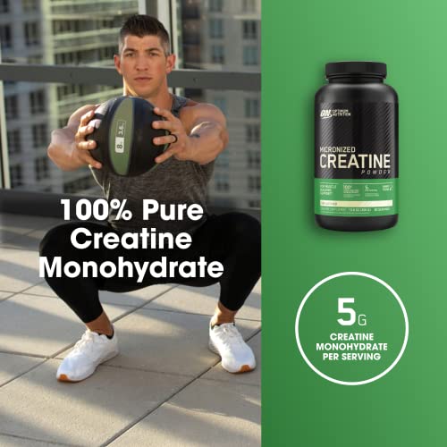 Optimum Nutrition Micronized Creatine Monohydrate Powder, Unflavored, Keto Friendly Optimum Nutrition Au supplements