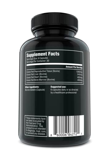 The Fittest Queen Organ Supplement, Hormone & Energy Support, 180 Capsules The Fittest Ever Au supplements