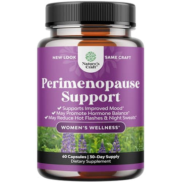 Complete Perimenopause Supplement for Women - Multibenefit Menopause Relief Natures Craft Au supplements