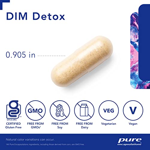 Pure Encapsulations DIM Detox | Supplement Support for Detoxification and Cellular Pure Encapsulations Au supplements