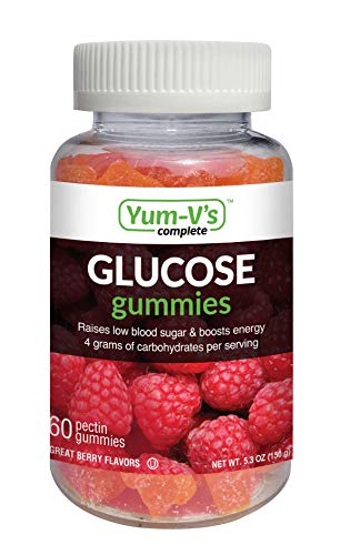 YumVs Complete Glucose Gummies, Raspberry Flavor, (60 Ct); Chewable YUM-V'S Au supplements