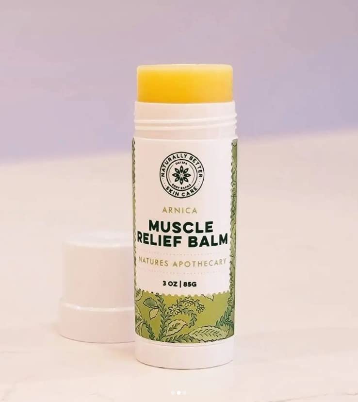 All-Natural Arnica Muscle Balm - Plant-Based Topical swelling and bruising Relief | Essential Oils & Menthol soothes and cools sore muscles, Hypoallergenic & Paraben-Free, Made in USA NATURE'S APOTHECARY Au supplements