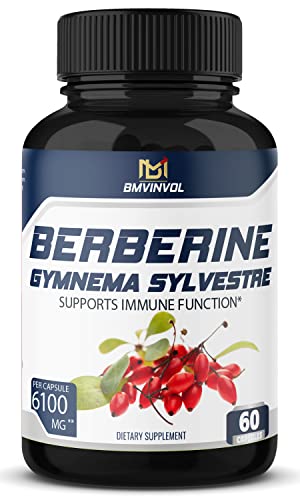 BMVINVOL 5-in-1 Berberine Supplement 6100mg with Ceylon Cinnamon, Gymnema Sylvestre BMVINVOL Au supplements