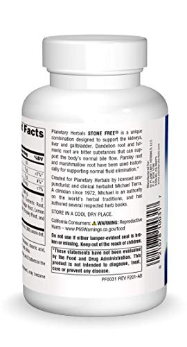 Planetary Herbals Stone Free Tablets, 90 Count Planetary Herbals Au supplements