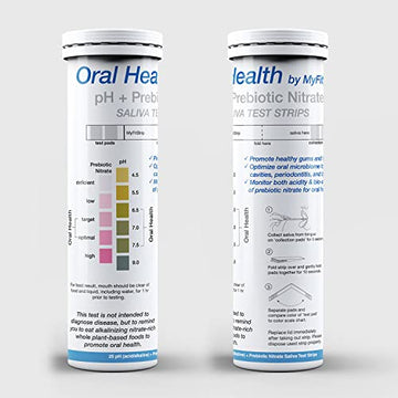 pH and Prebiotic Nitric Oxide Test Strip by MyFitStrip - Track and Monitor Saliva Alkalinity MyFitStrip Au supplements