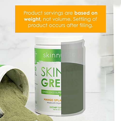 SkinnyFit Mango Splash Skinny Greens, Green Juice Superfood Powder, Natural Energy SkinnyFit Au supplements