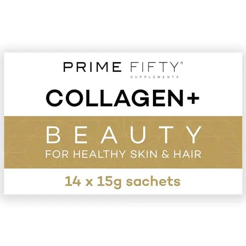 Prime Fifty Liquid Collagen 5,000mg, 14 x 15ml Sachets – Passion Fruit Flavour FutureYou CambridgeAU supplements