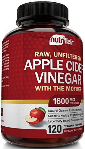 Apple Cider Vinegar Capsules with The Mother - 120 Vegan ACV Pills NutriFlair Au supplements