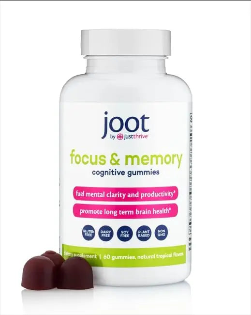 Just Thrive Focus & Memory Gummies – Nootropic Brain Supplement for Clarity, Concentration, Memory Support, & Energy – Citicoline, Lion’s Mane, Vitamin B12 & D3 Just Thrive Au supplements