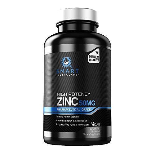 High Potency Zinc Picolinate 50MG- Vegan Zinc Supplement, Supports SMART NUTRA LABS Au supplements
