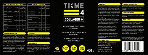 Time 4 Collagen + 45 Servings – Pure Hydrolysed Collagen Powder for Women & Men Time 4 Nutrition Au supplements