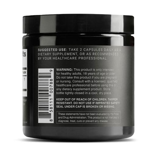 Toniiq Ultra High Purity Resveratrol Capsules - 98% Trans-Resveratrol - Highly Purified and Bioavailable - 180 Caps Reservatrol Supplement Toniiq Au supplements