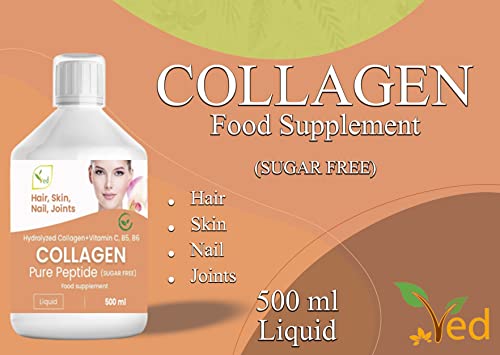 Liquid Collagen Peptides Supplement, Faster Absorption Dietary Hydrolyzed Drink Ved Au supplements