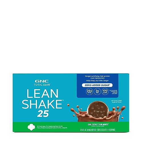 GNC Total Lean | Lean Shake 25, To Go Bottles | Low-Carb Protein Shake to Improve Weight GNC Au supplements